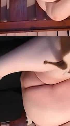 I wear my high heels and nothing else while I make myself cum I rub my chubby, hairy cunt and let you hear how wet I am.