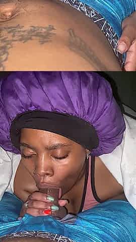 Black freak likes to suck and ride my cock