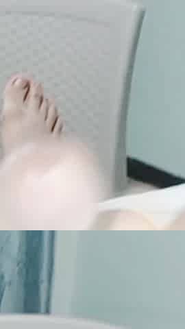 My Stepsister's Skinny Crushes My Balls with Her Little Pussy