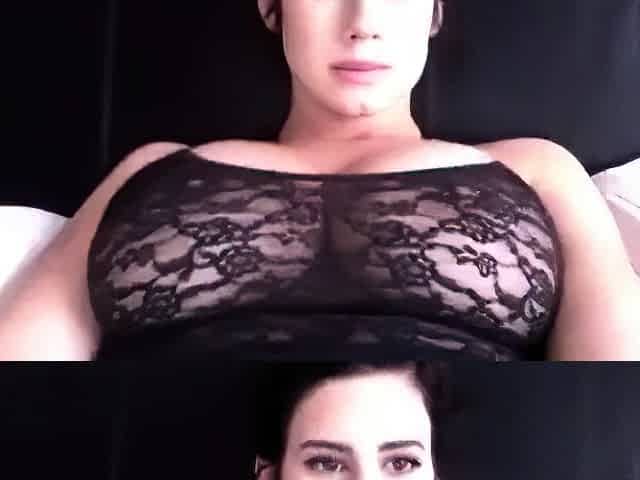 Beautiful brunette with big boobs jerk off instrucions