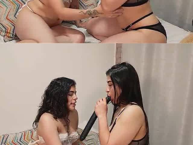 FORTUNATE PLUMBER METS A PAIR OF LASCIVIOUS LESBIAN BABES MAD FOR ROD - KARINA MILLER