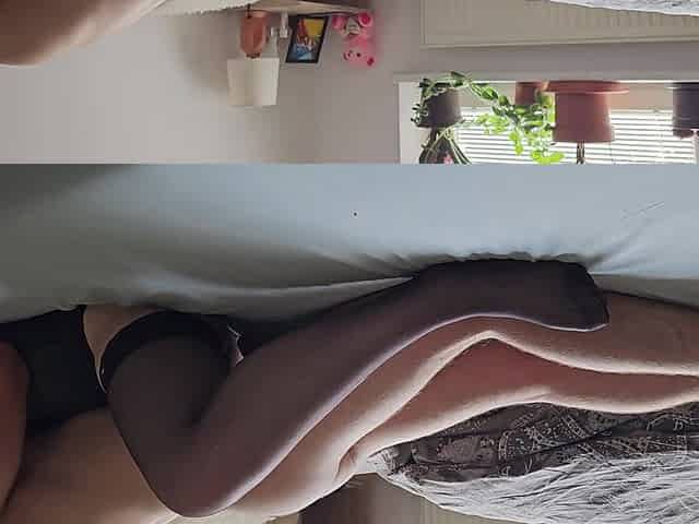 Passionate Blonde In Stockings Moans During Intense Doggy Pound