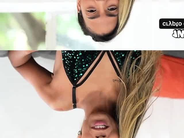 Skinny Latina tramp Franciele Gomes humps in anal,