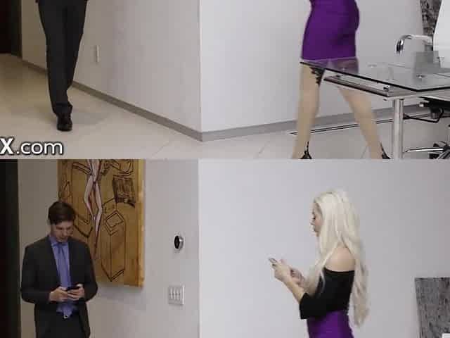 Office Intern Elsa Jean Lastly Screws Her Boss - EroticaX