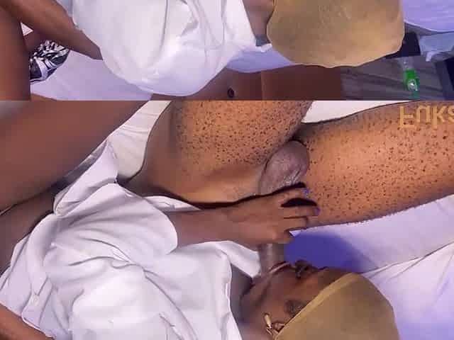 Family Black Small nurse came for home service on BBC patient