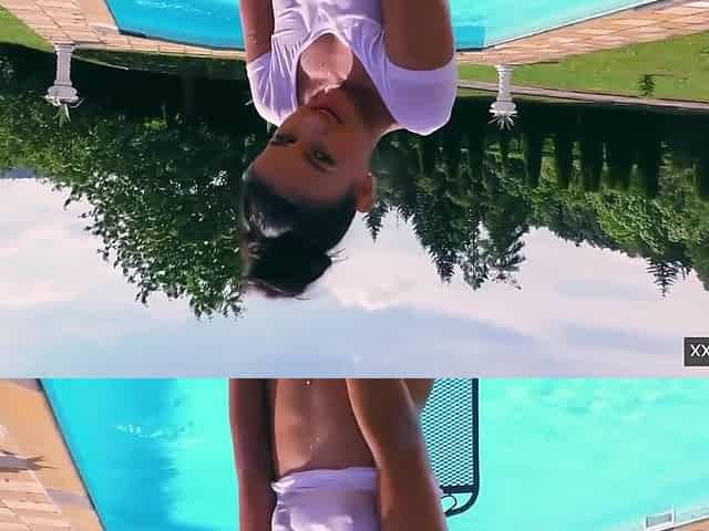 Trixie Kelly In Masturbates By The Pool