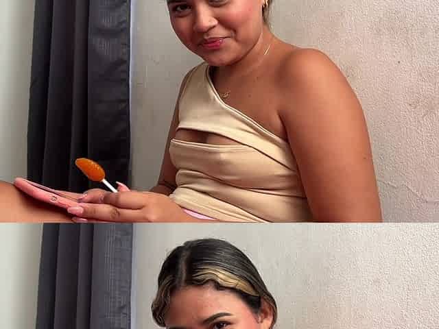 The Stepsister Was Eating Sweets and Then Gave Me a Blowjob