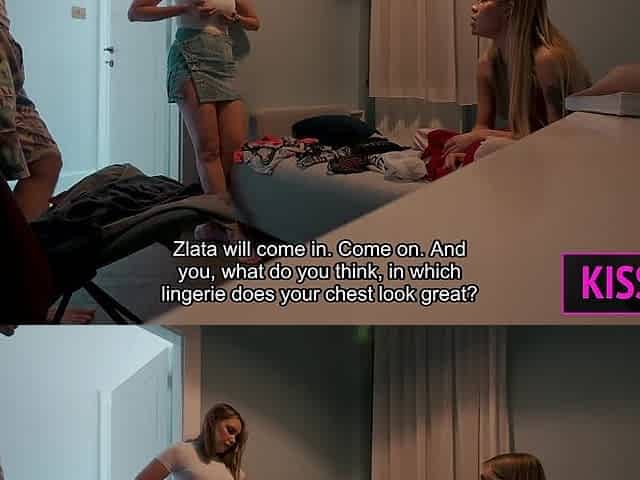 S6e2 Bts Pt1: Zlata Shine Arrival, Outfit Picks and Hallway Tease and Couch Blowjob
