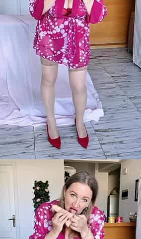 Hot MILF Talk Dirty What Will Do with Your Cock