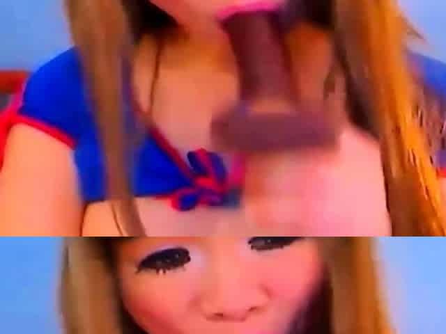 Asian Chinese Camgirl Foot Fetish with Sex Toy