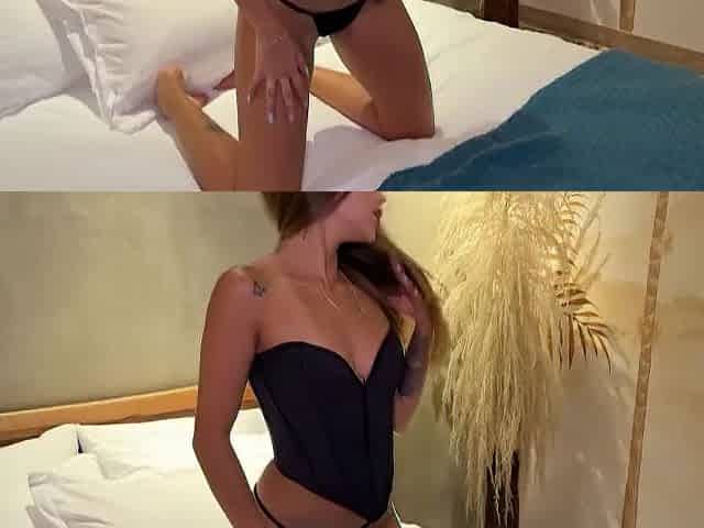 Facial! Marvelous little Colombian beauty gets savagely drilled by her neighbour!