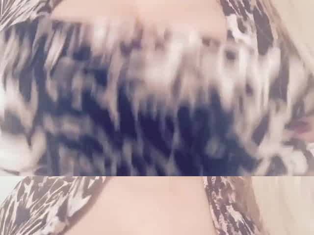 Carlycurvy plays in zebra top and ebony tights with strap