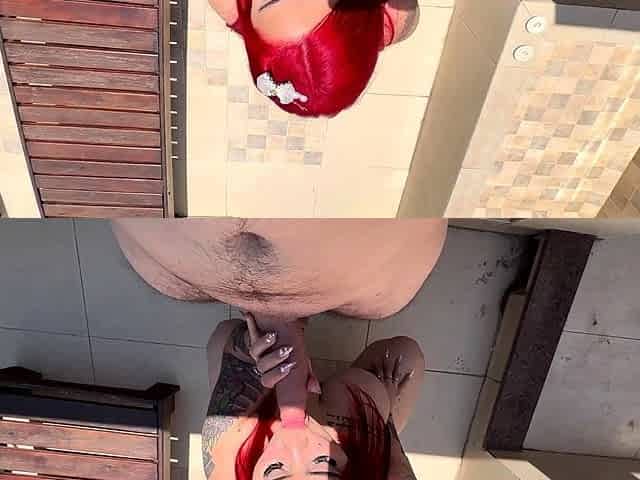 Big Tits Student Swallows My Dick And I End Up Fucking It
