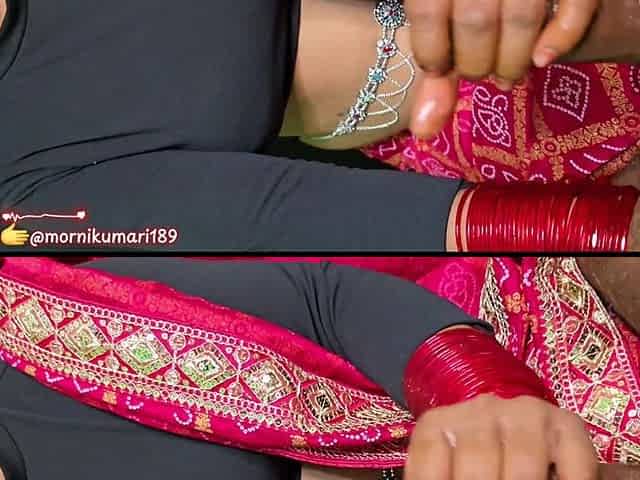 Handjob Desi Bhabhi Bedroom Sex with Smoking