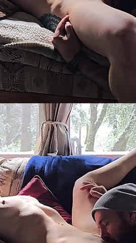 A Cum Soo Big She Falls off the Couch! - Falling in Love Full Video Misty and James