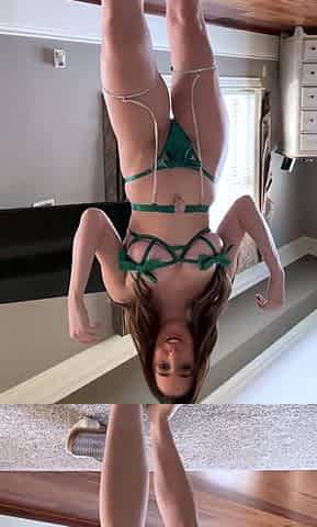 Christina Khalil Nude Green Lingerie