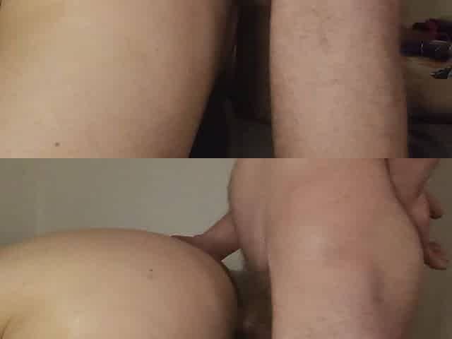 He Fucks Me with His Big Cock and Squirts His Cum on My Ass