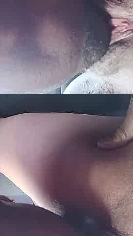 Dude eats some overweight twat in the backseat of car in autozone parking lot