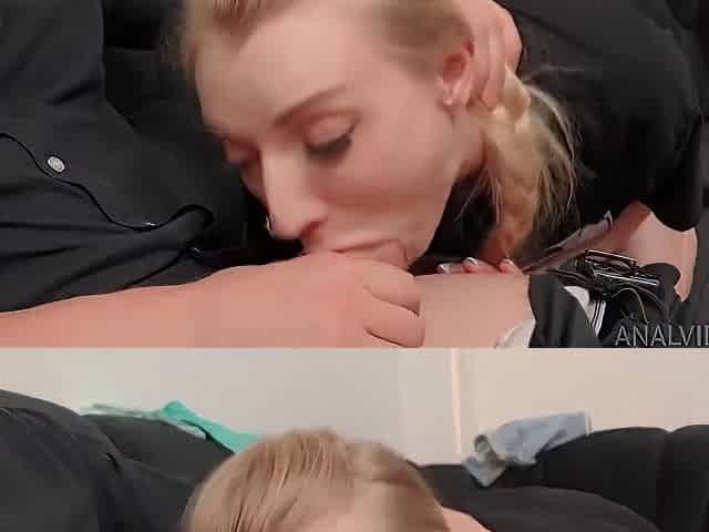 Russian Blonde Decided To Try Anal Penetration