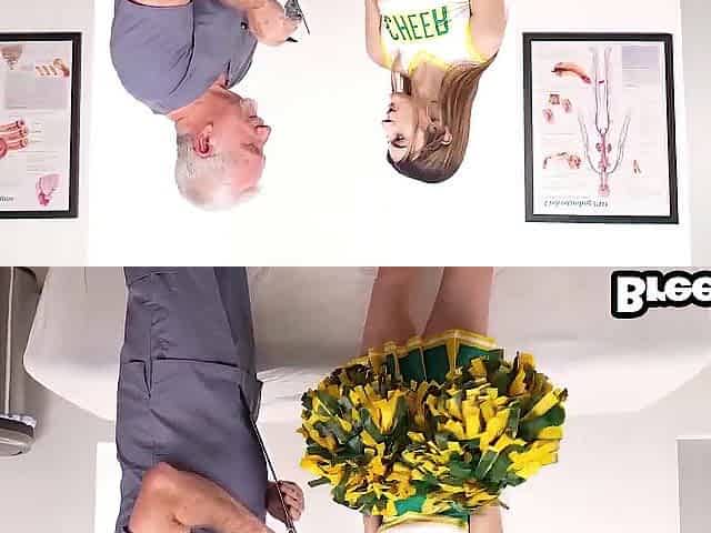 68 YO Doctor Knocks up 20 year old cheerleader - Julia James Breed Me