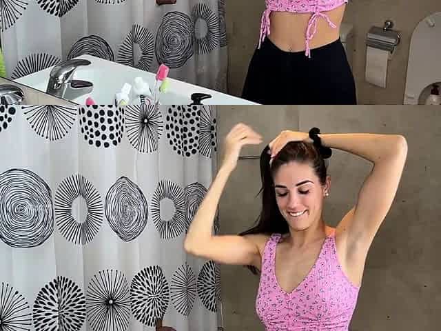 I thought it was my girlfriend, but my stepsis surprised me