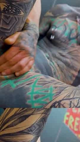 Anuskatzzz Mess up My Tattoo and Get Fucked Anal