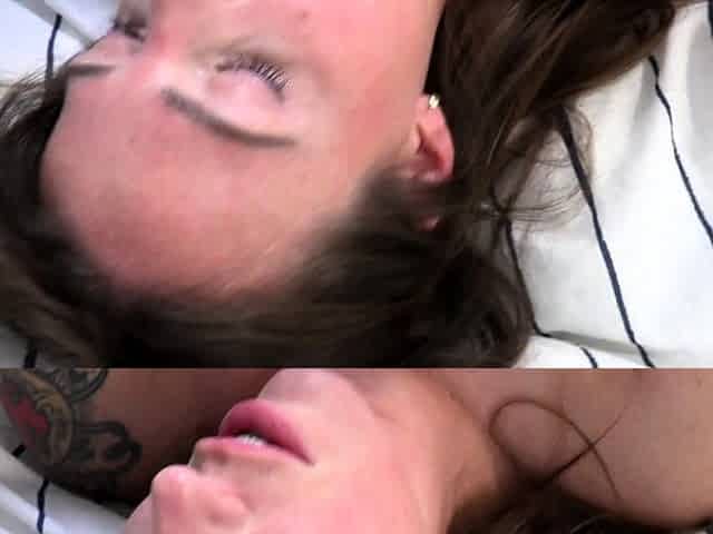 Big boob brunette masturbates on webcam