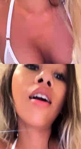 Curly Blonde Teen Records Solo Dildo Masturbation More at