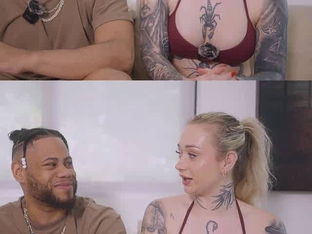 Inked Blonde PAWG Sucks & Fucks BBC