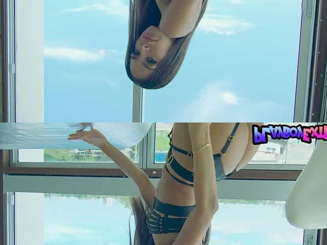 Russian young girl took off her flirtatious lingerie