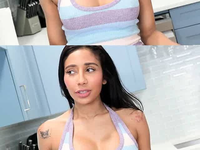 Ally Cooper's Massive Tits Tease and Solo Seduction