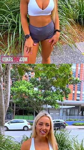 Fit Kitty Fucking a Random Stranger on the Street