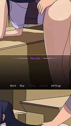 Naruto: Kunoichi Trainer - Hot 18yo Hinata Hyuga Teen Blowjob and Double Penetration Anal Sex. Her Tight Ass Gets Creampied