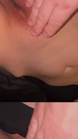 Sweet Virgin Pussy. Wet Fingers and Cute Stylish 18 Years Old Girl