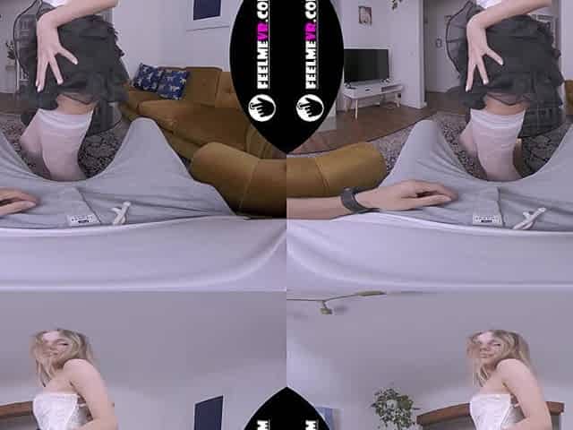 Blonde Luise Wixx getting orgasm with man fingers