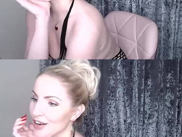 Georgie Lyall's Curvy Knockers in Fishnets Ignite Wild Striptease
