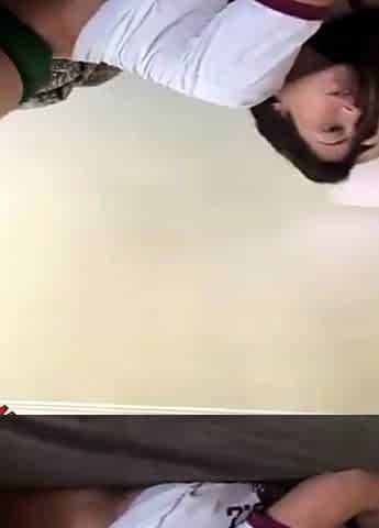 Busty brunette solo masturbation