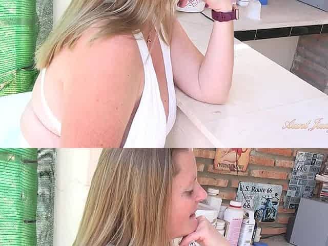 Busty MILF Marie Gets Creampied by the Waiter at the Resort