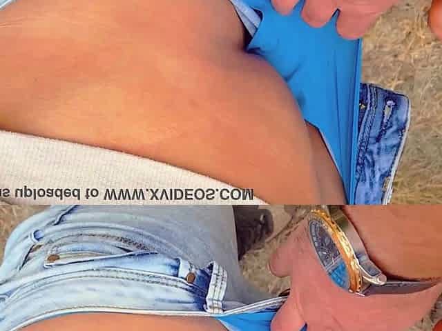 Kinky amateur fist fucked outdoors in a public par