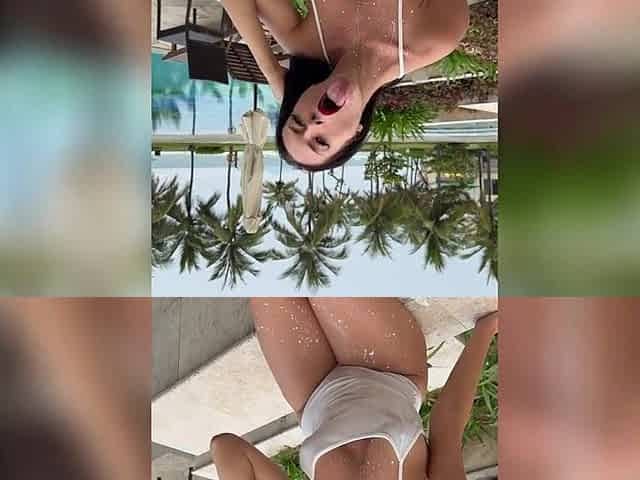 Milking & Getting Smutty in Watch-throughout Bodysuit Outdoor