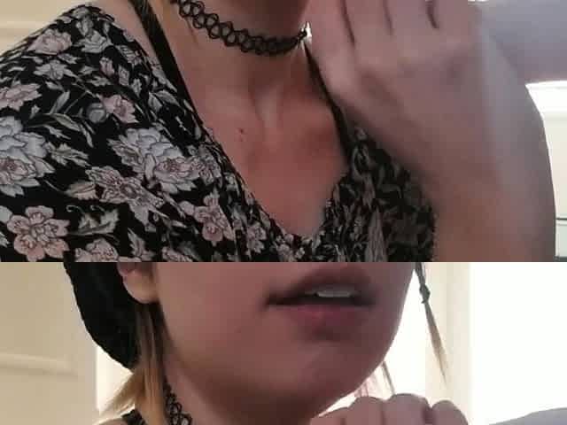 Wet Teen Dildo Blowjob