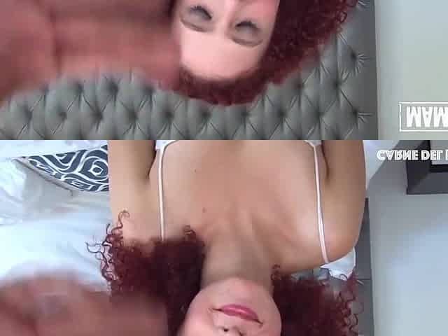 Latin chick Teen Elisa Odiosa Gets Jizzed On Her Cute Face After Hard Screw - CARNE DEL MERCADO