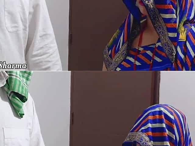 Muslim Step Father in Law Fucks His Hindu Step Daughter in Front of His Step Son XXX Threesome Sex