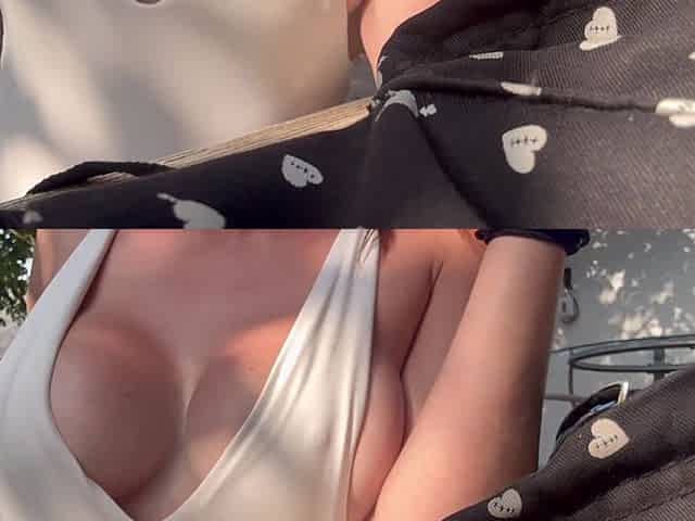 Big Tits and Perfect Ass Outdoor