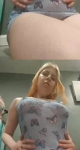 sexy teen teases in her see through dress