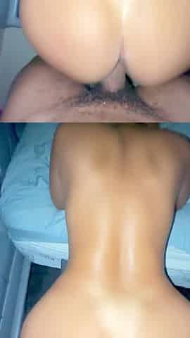 Service Girl, with Perfect Body Gets While Making the Bed