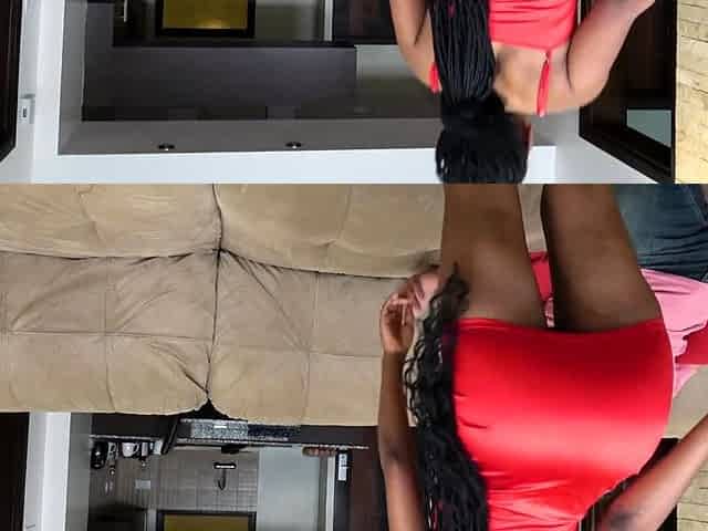 I rammed this cheating BIG TITS EBONY hard