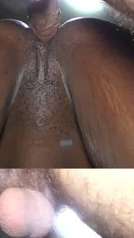 Dogging My Ebony in the Ass and Fill Her up with My Cum