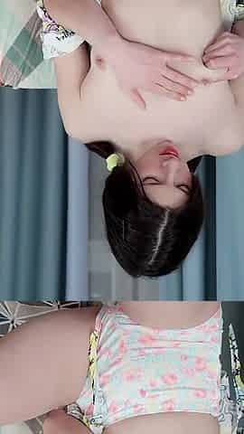 My18teens - Sexy Brunette Girl with a Small Tits Fucks Her Pussy with a Vibrator