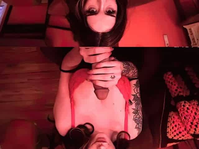Nasty brunette pornstar with big boobs
